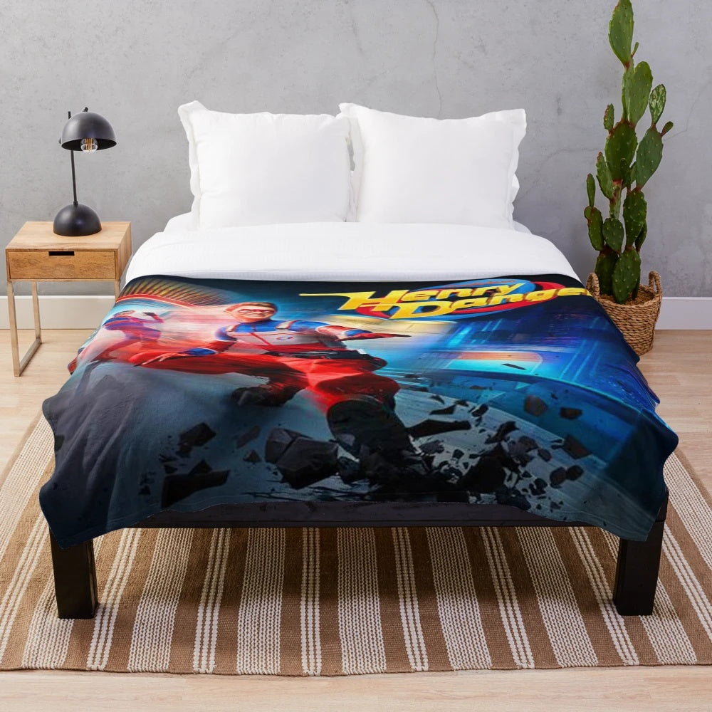 Henry Danger Inspired Plush Blanket