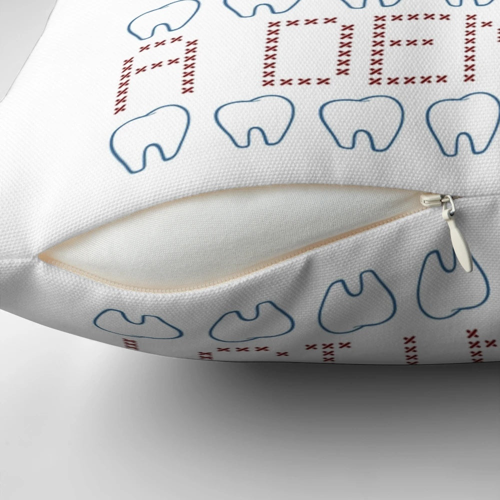Hermey the Elf plush pillow from Rudolph the Red-Nosed Reindeer with "I Want to Be a Dentist" text