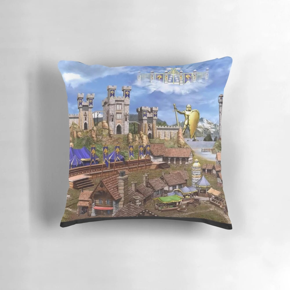 Heroes of Might & Magic 3 Castle Town Pillow