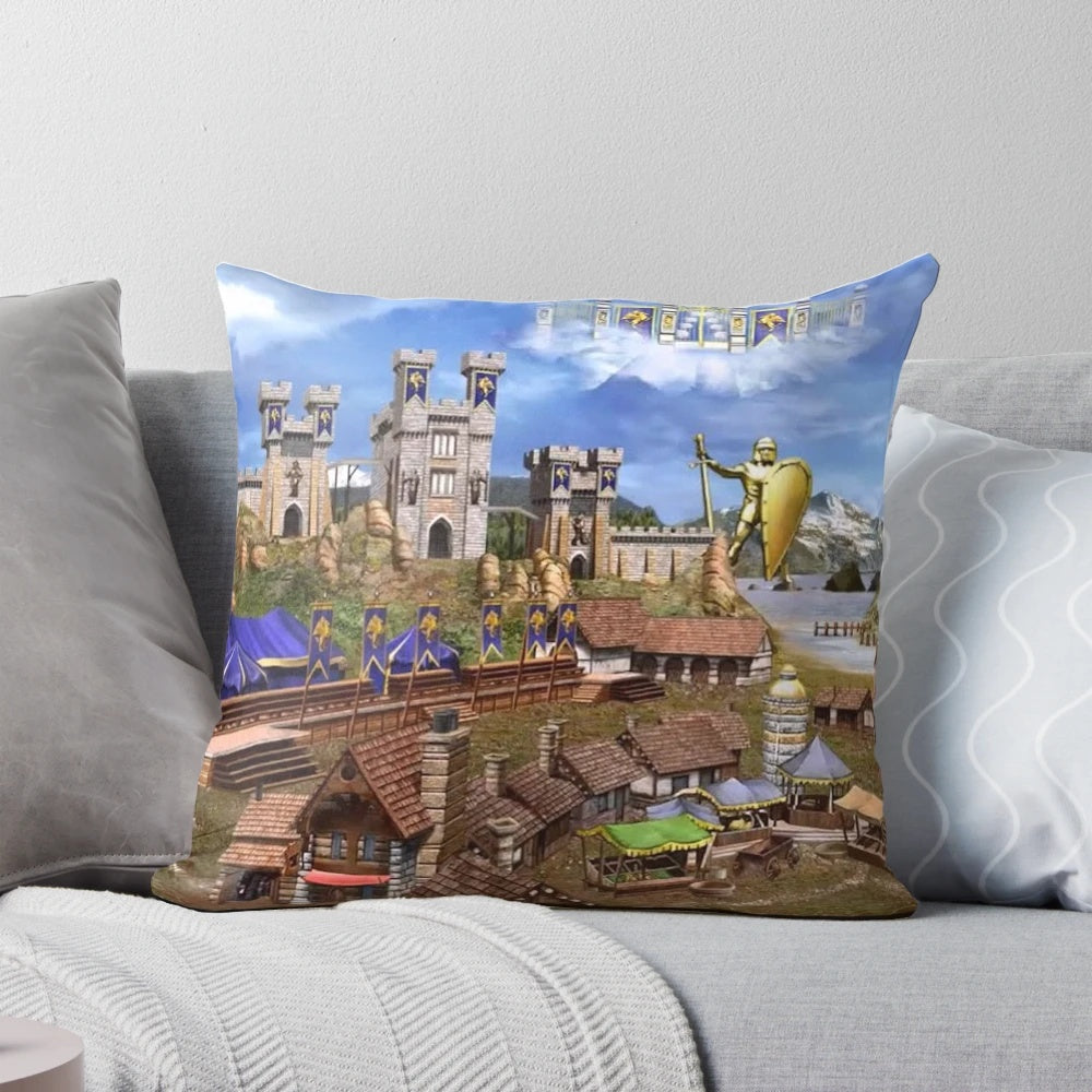 Heroes of Might & Magic 3 Castle Town Pillow