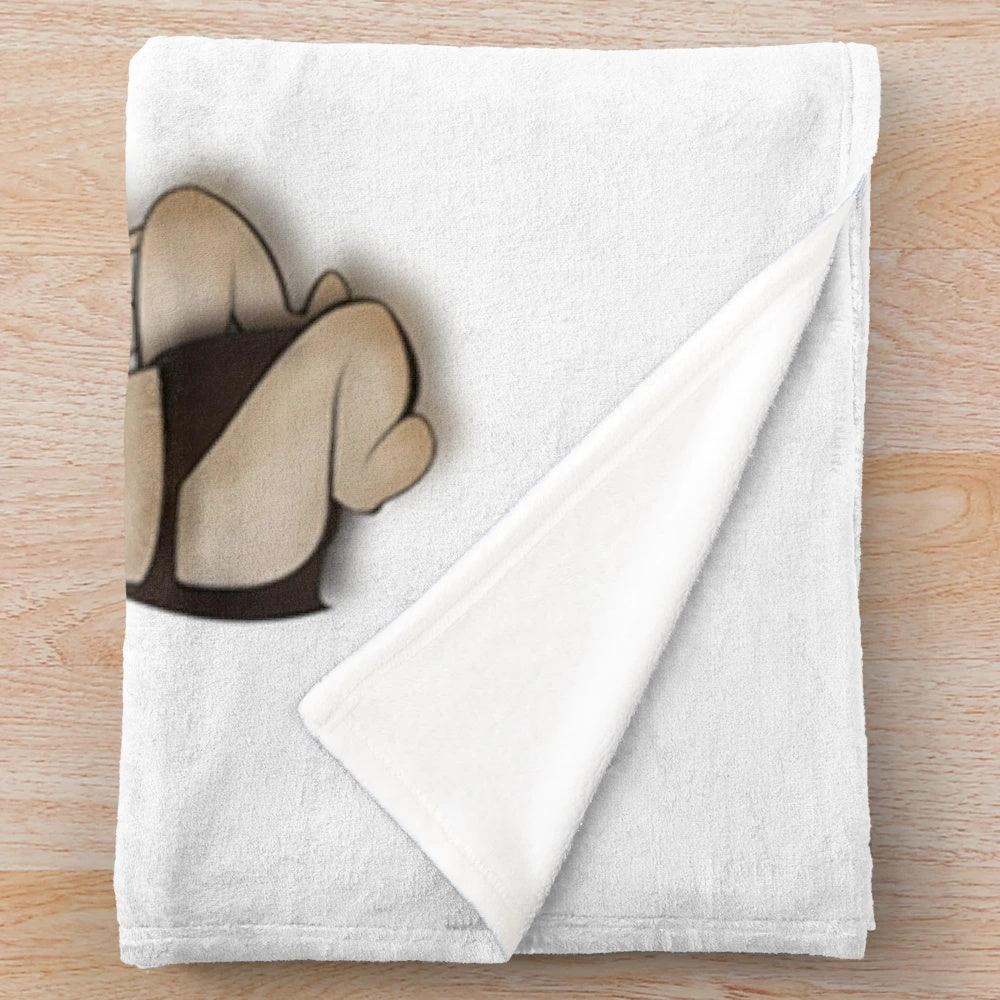Cinema heroes plush blanket featuring iconic movie characters