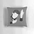 Herovid Pillow featuring David Bowie's iconic "Heroes" album cover design