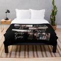 Hessa-inspired plush blanket featuring designs from the After book series