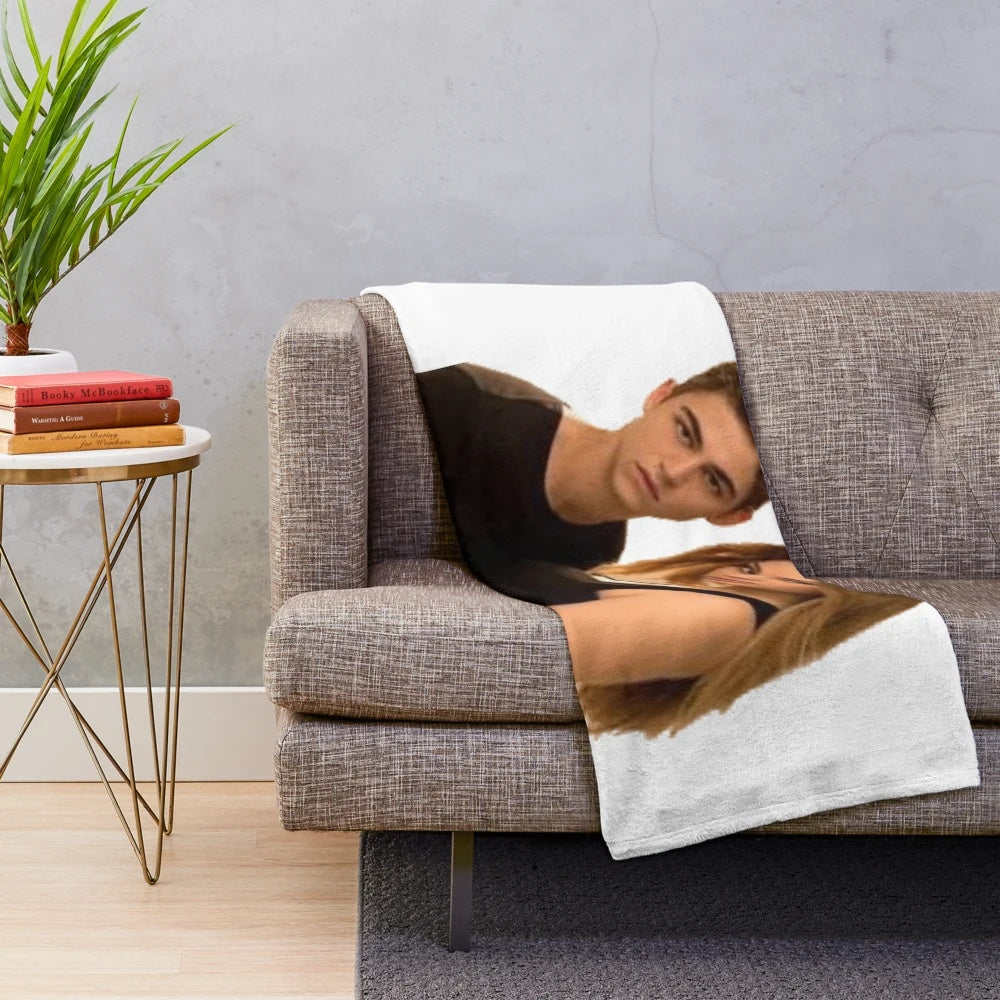 Hessa Plush Blanket - Cozy Soft Blanket Featuring Hardin and Tessa from the After Series