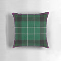 Hibernian tartan pillow with the logo of the Scottish football club Hibernian