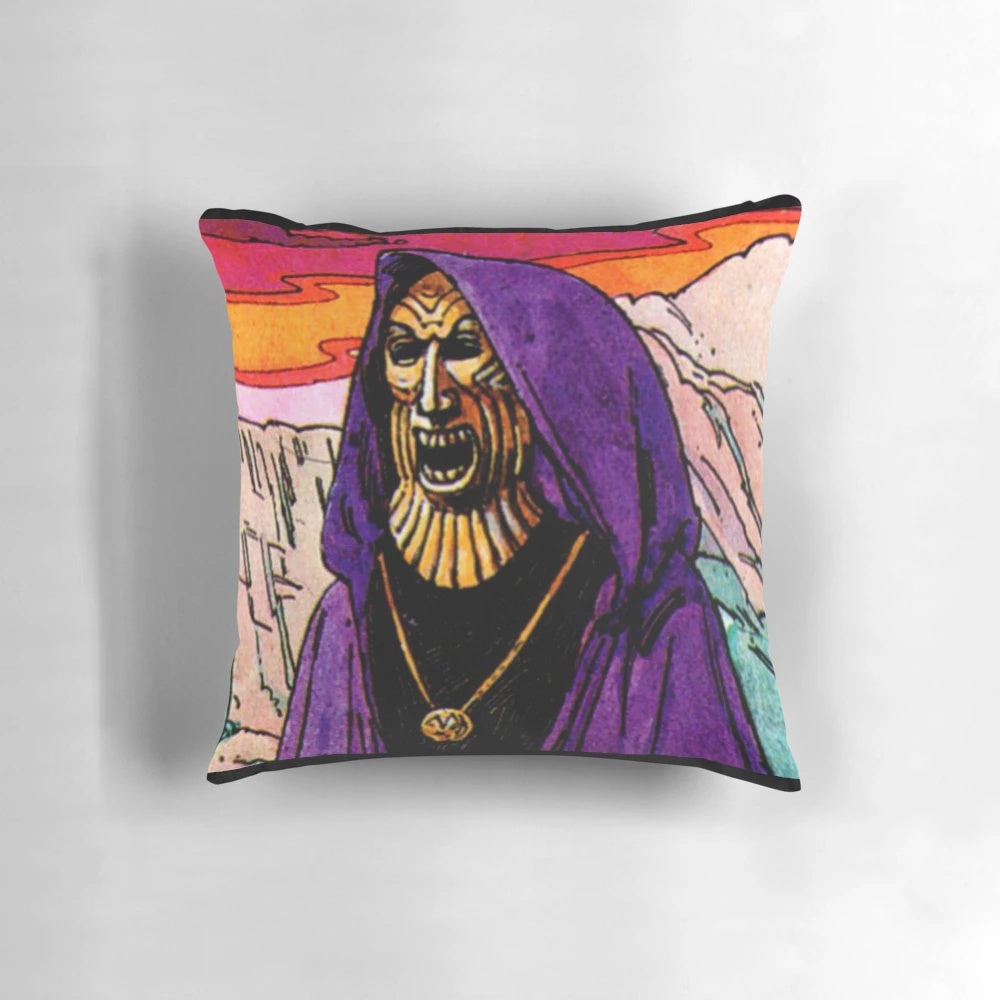 Hieronymous time lord pillow featuring iconic Doctor Who imagery