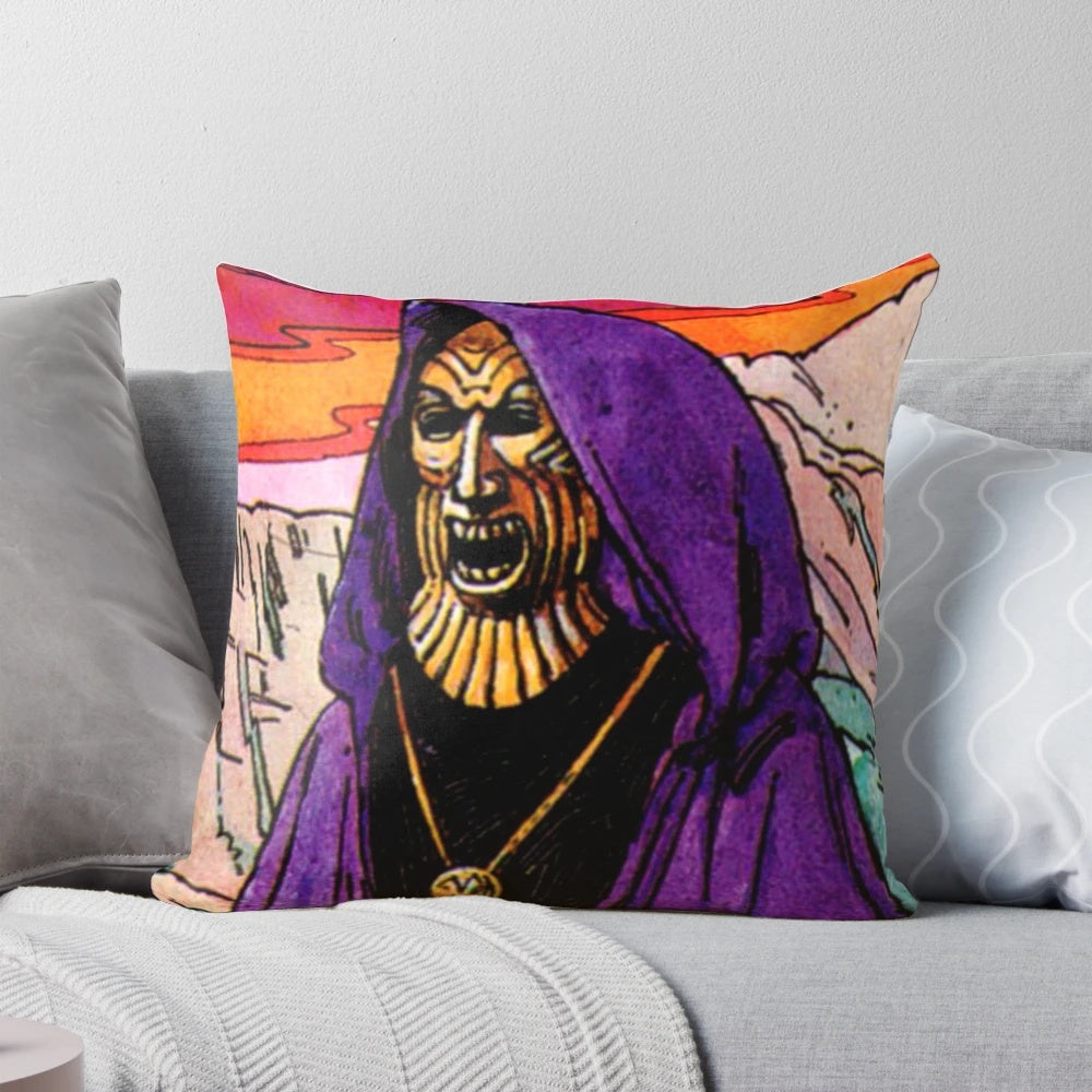 Hieronymous time lord pillow featuring iconic Doctor Who imagery