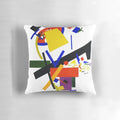 High definition abstract art suprematism design pillow