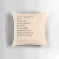 "High Maintenance" inspired Kath Day-Knight quote pillow