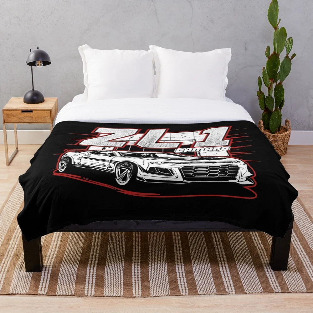 Camaro ZL1 plush blanket