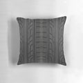 High-quality pillow featuring a realistic race car tyre design