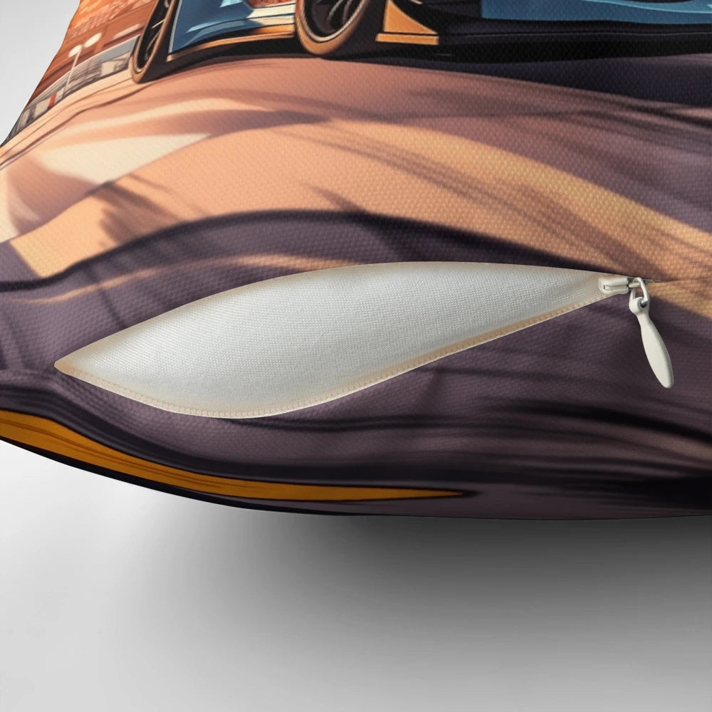 Porsche 911 GT3 RS Pillow with Martini Racing Design