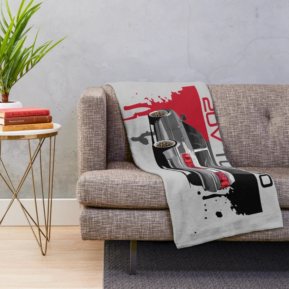 20V Turbo S2 Inspired Plush Blanket