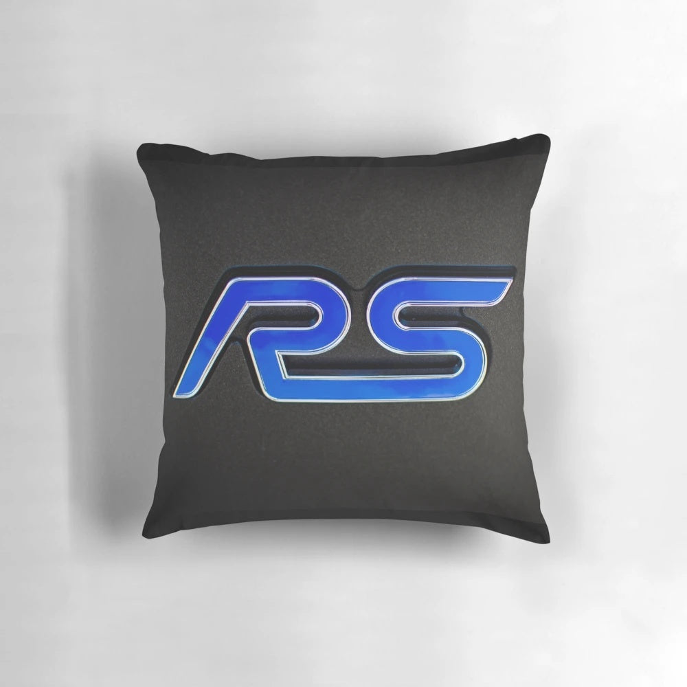 Ford Focus RS Emblem Decorative Throw Pillow