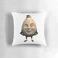 Soft, plush Humpty Dumpty pillow with vibrant colors and intricate details