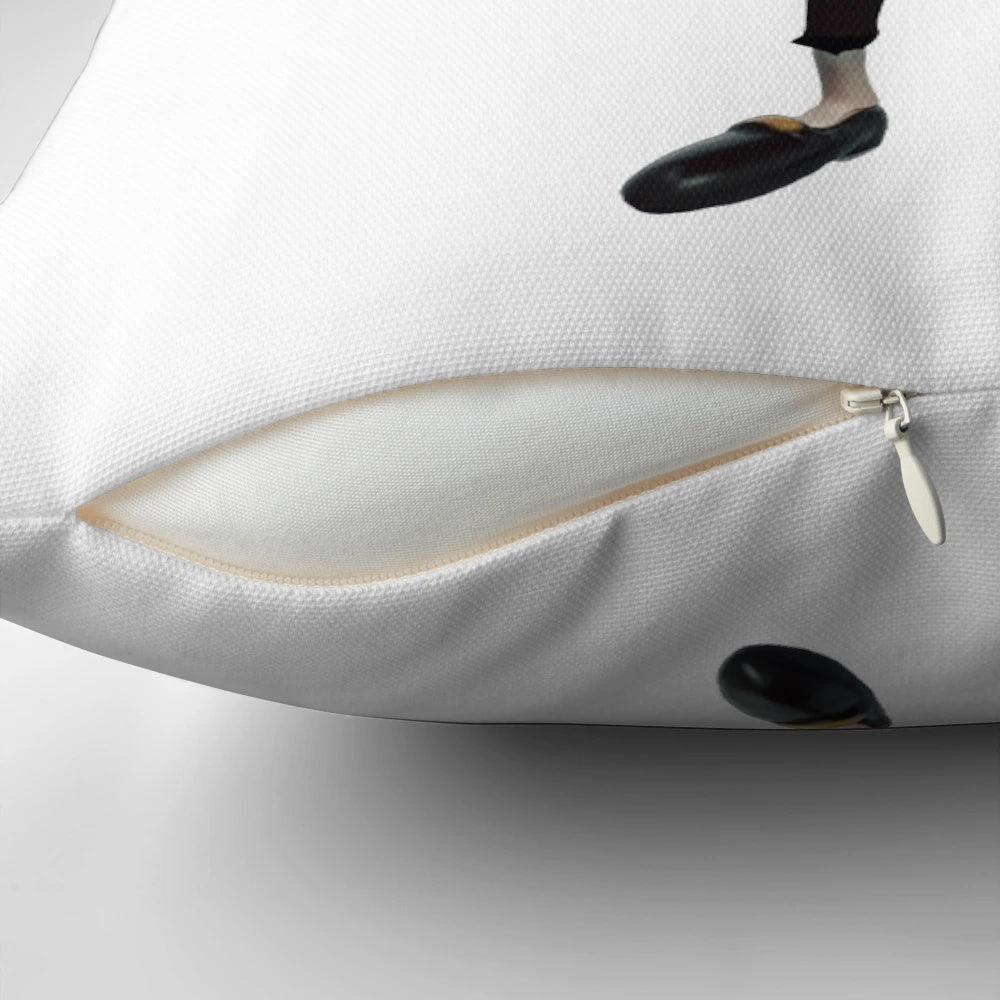 Soft, plush Humpty Dumpty pillow with vibrant colors and intricate details