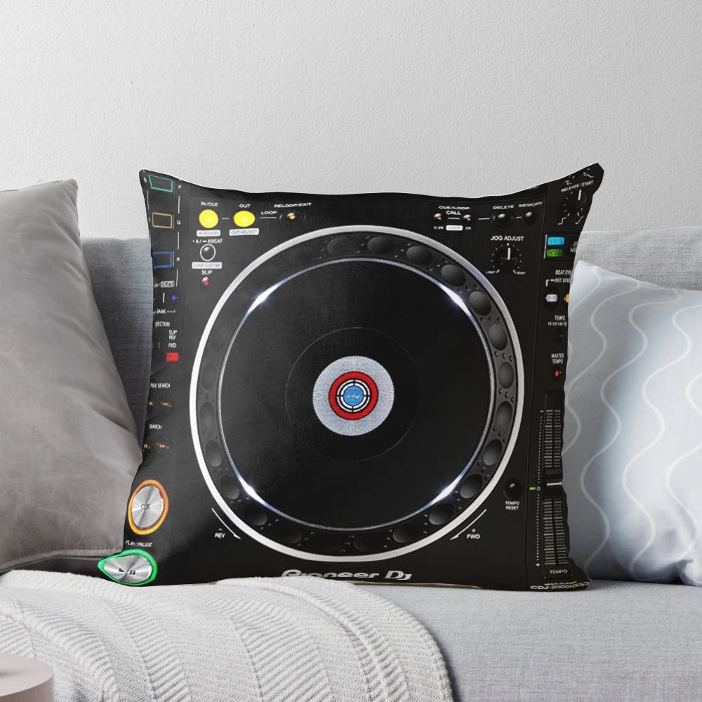 Plush and comfortable pillow featuring the Pioneer logo and design