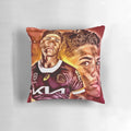 Reece Walsh, a professional rugby league player, featured in a high-quality pillow design.