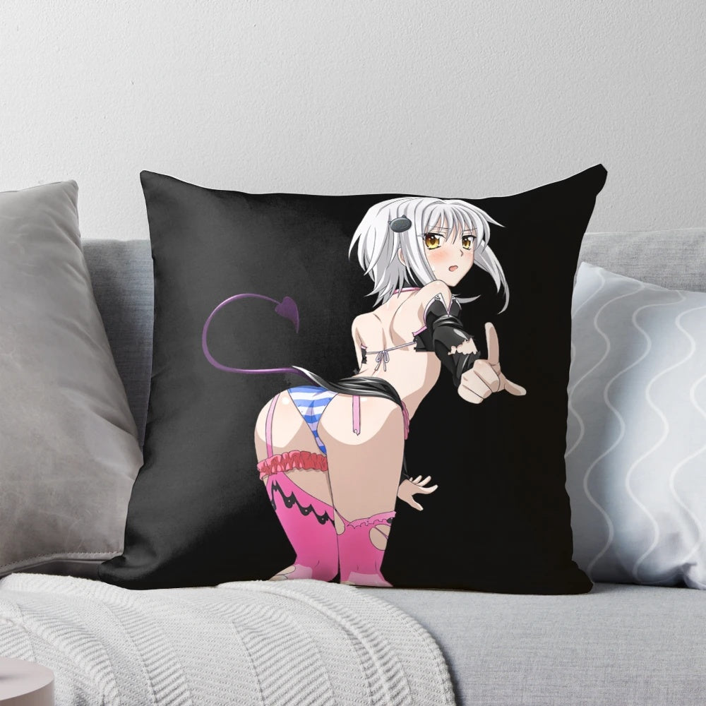 High School DxD Koneko Toujou anime-themed pillow featuring the character on a soft, plush cushion