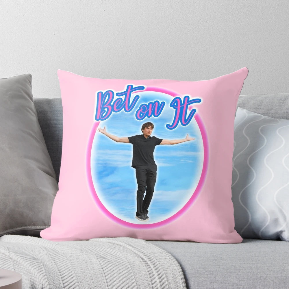 High School Musical themed pillow featuring Troy Bolton and Zac Efron