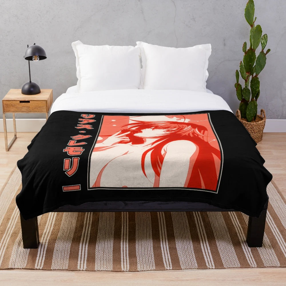 Highschool DxD inspired plush blanket featuring anime characters