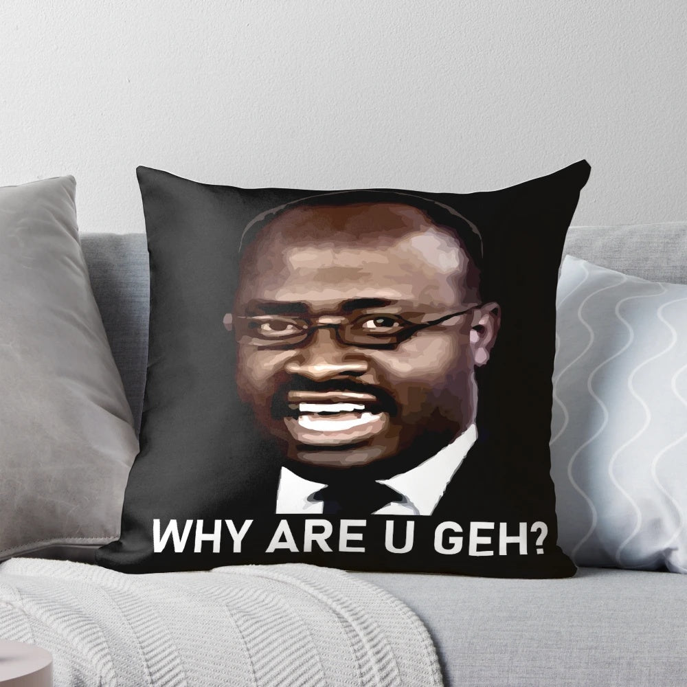 Kaggwa Njala, a man from Africa, being interviewed and asked "Why are you geh?" in a funny viral video.