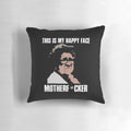Angry Grandma Pillow with Funny Facial Expression