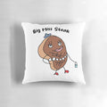 Big Miss Steak" meme pillow, featuring a humorous pop culture design