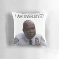 Brooklyn 99 Pillow with Illustrations of Captain Holt's Facial Expressions