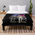 Caméraman and Speákerman Funny Plush Blanket with Skibidi Toilet Game Meme