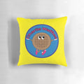 Colorful pillow featuring the iconic Charlie Harper from the popular TV show