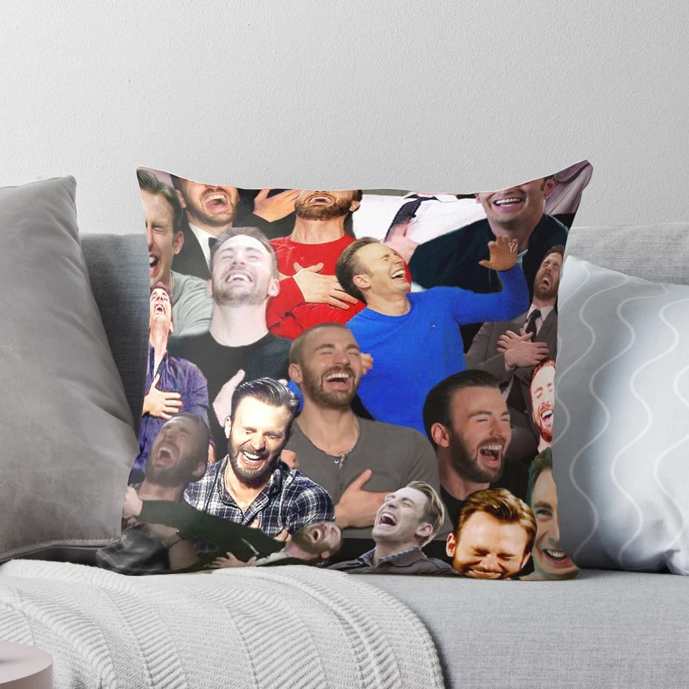 Compilation of funny Chris Evans laughing memes and images