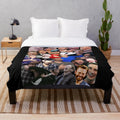 Chris Evans Laughing Plush Blanket featuring funny celebrity meme images