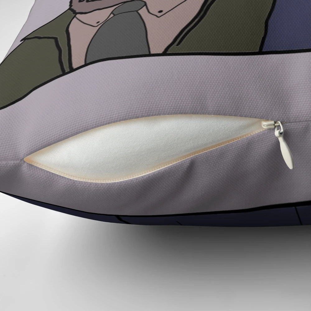 Come Fly With Me" Judith and Peter Holiday from Hell Pillow