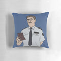 "Come Fly With Me" Ian Foot BBC Comedy Airport Humor Pillow