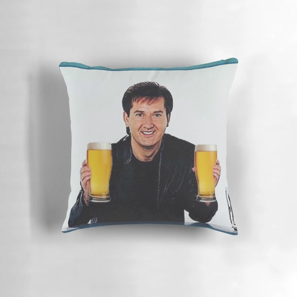 Daniel O'Donnell Pints Pillow - Celebrate Irish Culture and Humor