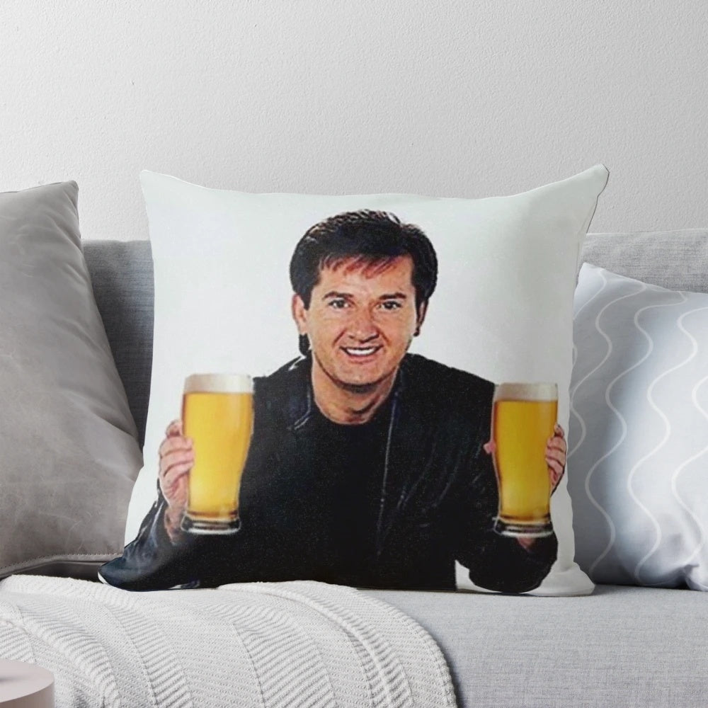 Daniel O'Donnell Pints Pillow - Celebrate Irish Culture and Humor
