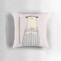 Funny printed pillow featuring a cat with the text "Didn't smack it all" for office and coworker gifts