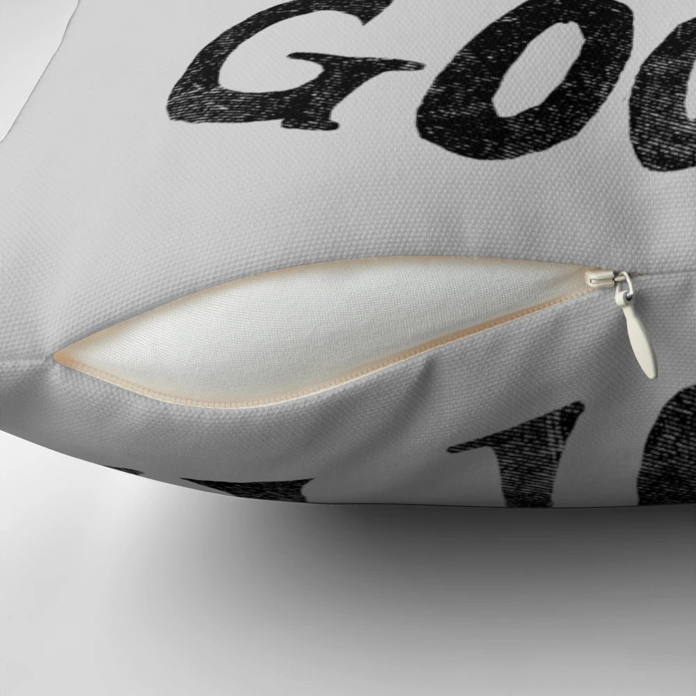 Soft, plush pillow featuring a funny, tongue-sticking-out goose design for a playful, whimsical home accent.