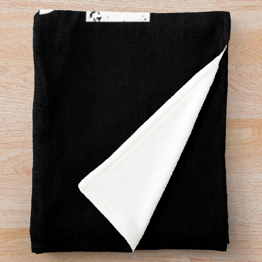 Holy Forking Shirt Balls" plush blanket featuring a funny quote from The Good Place TV show