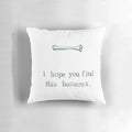 A soft and plush pillow featuring a humorous design of the humerus bone, perfect for medical students, doctors, and anatomy enthusiasts.