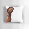 Jesus Christ looking down on a person with the "Jesus is Watching" meme text