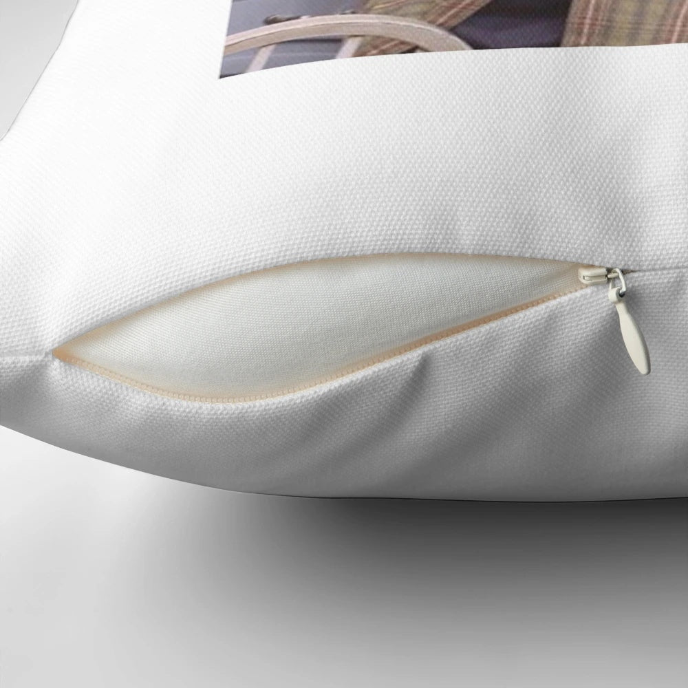 Pillow featuring the popular "Kevin James with Boobs" meme, a humorous reaction image from the sitcom "The King of Queens