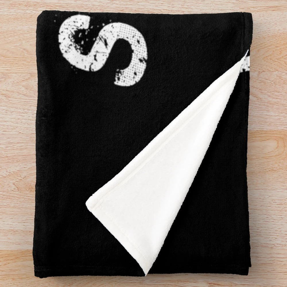 Monke meme-inspired plush blanket featuring humorous "Uh oh, stinky" design