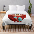 Nacho Libre Plush Blanket featuring Jack Black