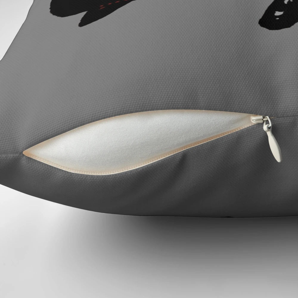 Pillow featuring caricature of North Korean dictator Kim Jong Il