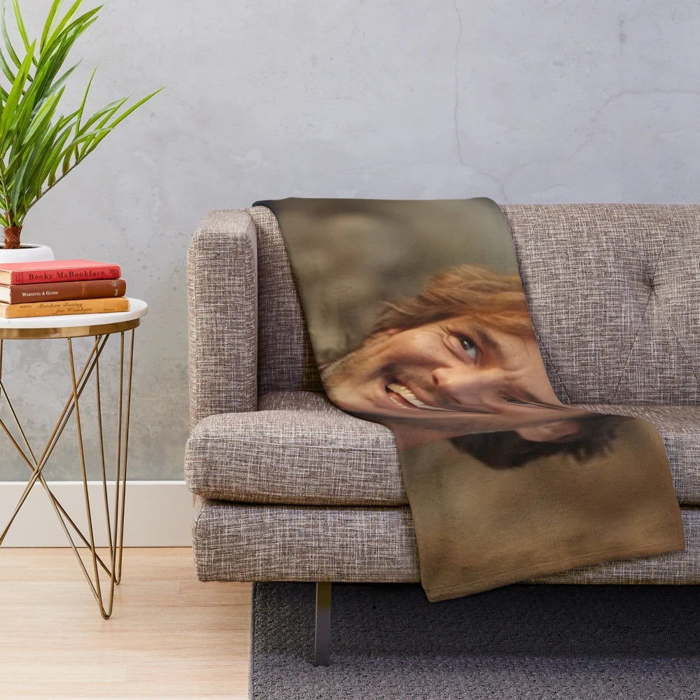 Unhinged Pedro Pascal plush blanket
