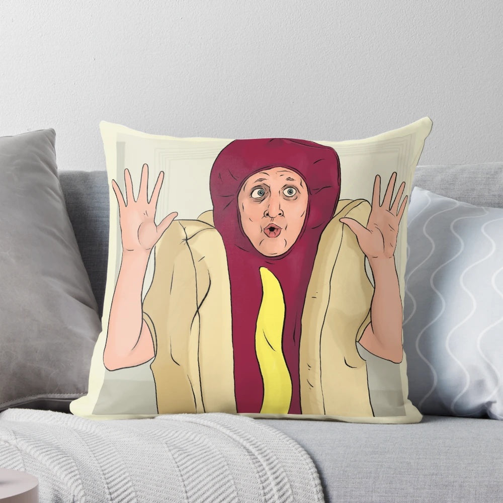 Colorful and humorous "Random" throw pillow inspired by the popular "I Think You Should Leave" comedy sketch