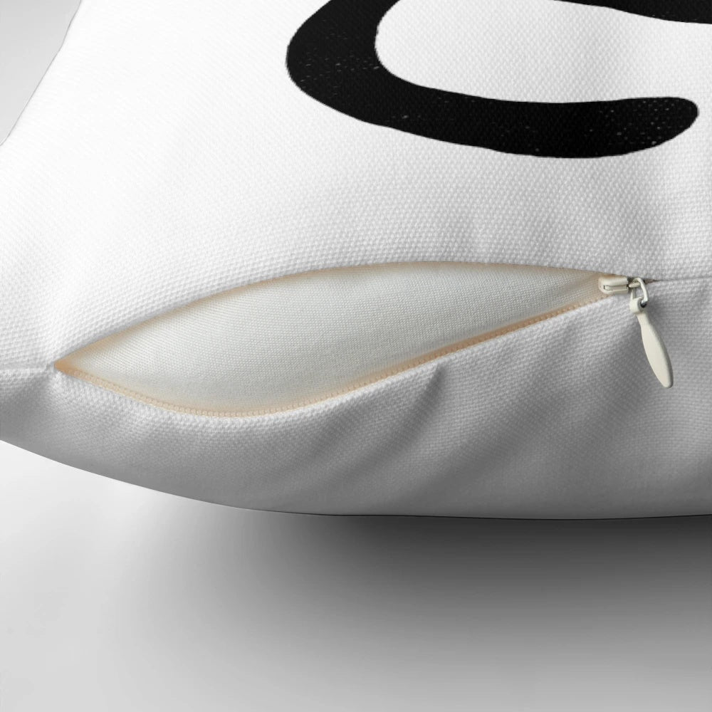 Razzle dazzle cat-themed pillow with a fun and whimsical design
