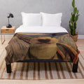 Plush blanket featuring the popular "Screaming Nelson Walter Dog" meme